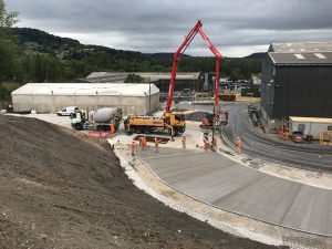 Floor slab concrete